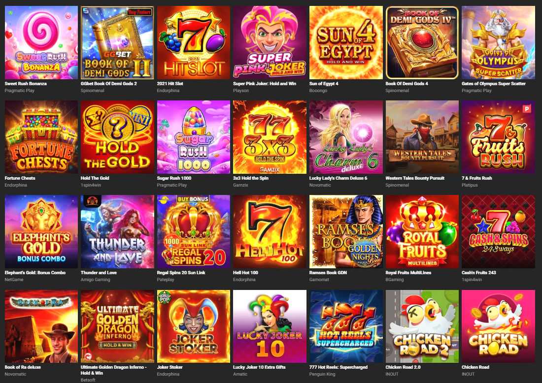 GGBet Slot – exclusive GGbet online slot featured in popular slots